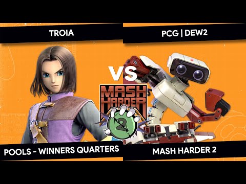 MASH HARDER 2 - Troia (Hero) vs PCG | Dew2 (ROB) - Pools Winners Quarters