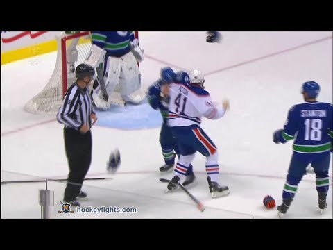 Will Acton vs Ryan Kesler Oct 5, 2013