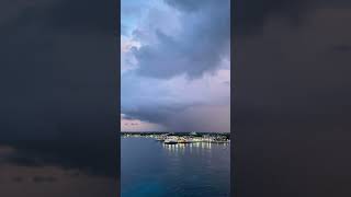 🇲🇽Travelogue - breaking dawn over cloudy sky in Cozumel #mexico