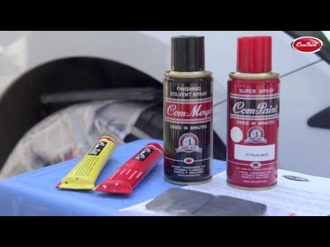 How to touchup your car scratches - Spray Paint