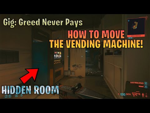 How To Move The Vending Machine Cyberpunk 2077! Gig: Greed Never Pays