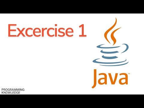 Java Tutorial For Beginners Exercise 1