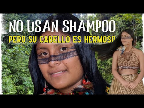 Así cuidan su CABELLO estas mujeres indígenas de PASTAZA, no vas a creer su secreto