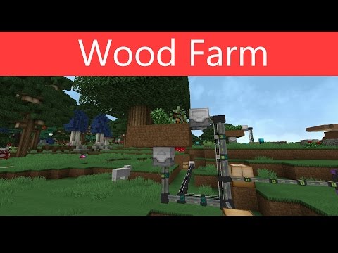Minecraft Tutorial: Wood Farm / Tree Farm automated - Minefactory Reloaded [ENG]