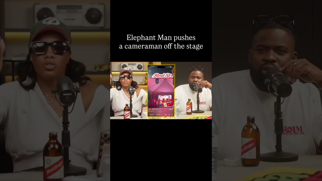 What would you do if Elephant Man pushed you off of a stage in front of thousands? 🤔