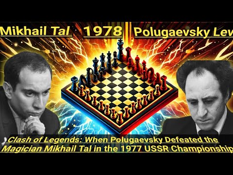 Clash of Legends: When Polugaevsky Defeated the Magician Mikhail Tal in the 1977 USSR Championship
