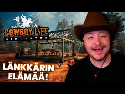 Elämää VILLISSÄ Lännessä! - Cowboy Life Simulator #1