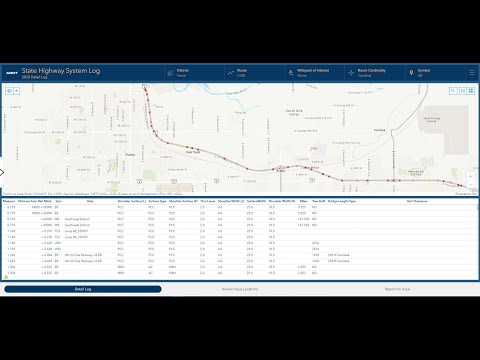 ADOT Detail Highway Log Introduction and Instructions