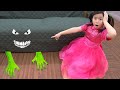 Jannie Monster Under the Bed Pretend Play Story for Kids