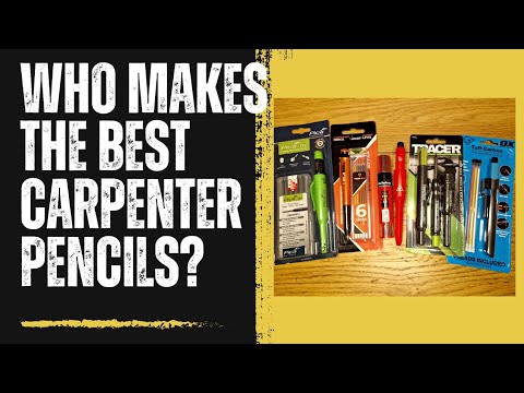 Mechanical carpenters pencils reviewed. Pica, Hultafors, Thorvald, Tracer, and Ox all compared.
