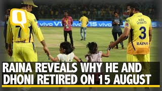 Suresh Raina Reveals Why He and Dhoni Retired on 15 August | The Quint | DOWNLOAD THIS VIDEO IN MP3, M4A, WEBM, MP4, 3GP ETC