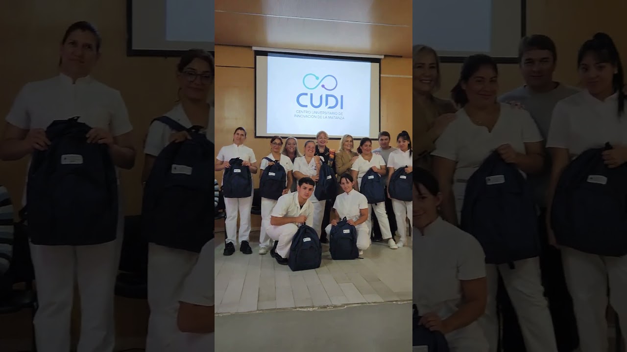 Estudiantes de Enfermería de la UBA en el CUDI recibieron equipamiento técnico para sus estudios y prácticas