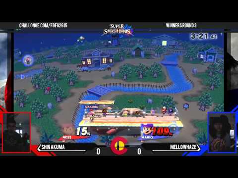 FGF1 - Shin Akuma (Mario, Ness) Vs. MellowHaze (Captain Falcon) WR3 - Smash 4