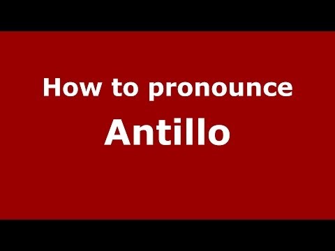 How to pronounce Antillo (Italian/Italy) - PronounceNames.com