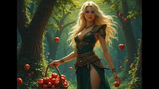 Idun gathering her magic apples 🍎 Norse Myths #AIVideo #AIAnimation
