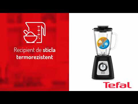 Kokteilinė Tefal BL 4358, 1,25 l, 800 W, Juodas video