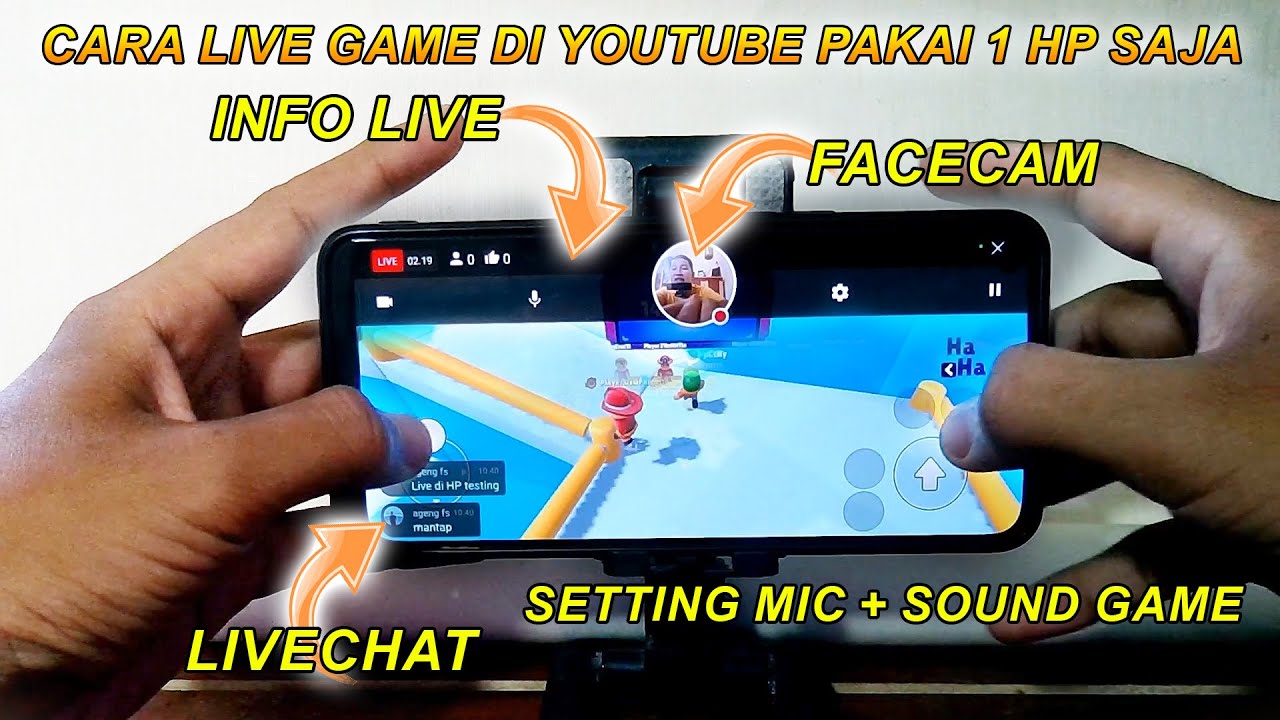 How to Live Stream Games on YouTube Using 1 Android/iPhone Phone Without Additional Apps