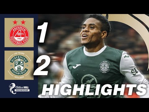 Aberdeen 1-2 Hibernian | HIGHLIGHTS | William Hill Premiership