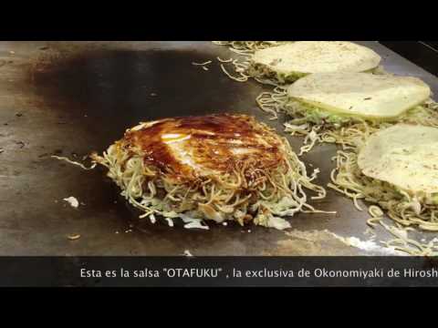 OKONOMIYAKI - A comida típica japonesa de Hiroshima! / La comida típica de Hiroshima!