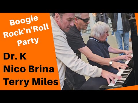Boogie & Rock'n'Roll Party - Dr.K, Terry Miles & Nico Brina at the Station in London
