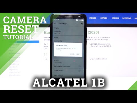 How to Reset Camera Settings in ALCATEL 1B – Restore Camera Defaults