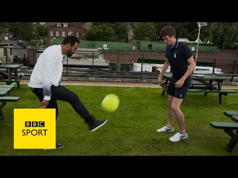 Wimbledon 2016: Radio 1's Greg James and Craig David do #Wimbleskills - BBC Sport