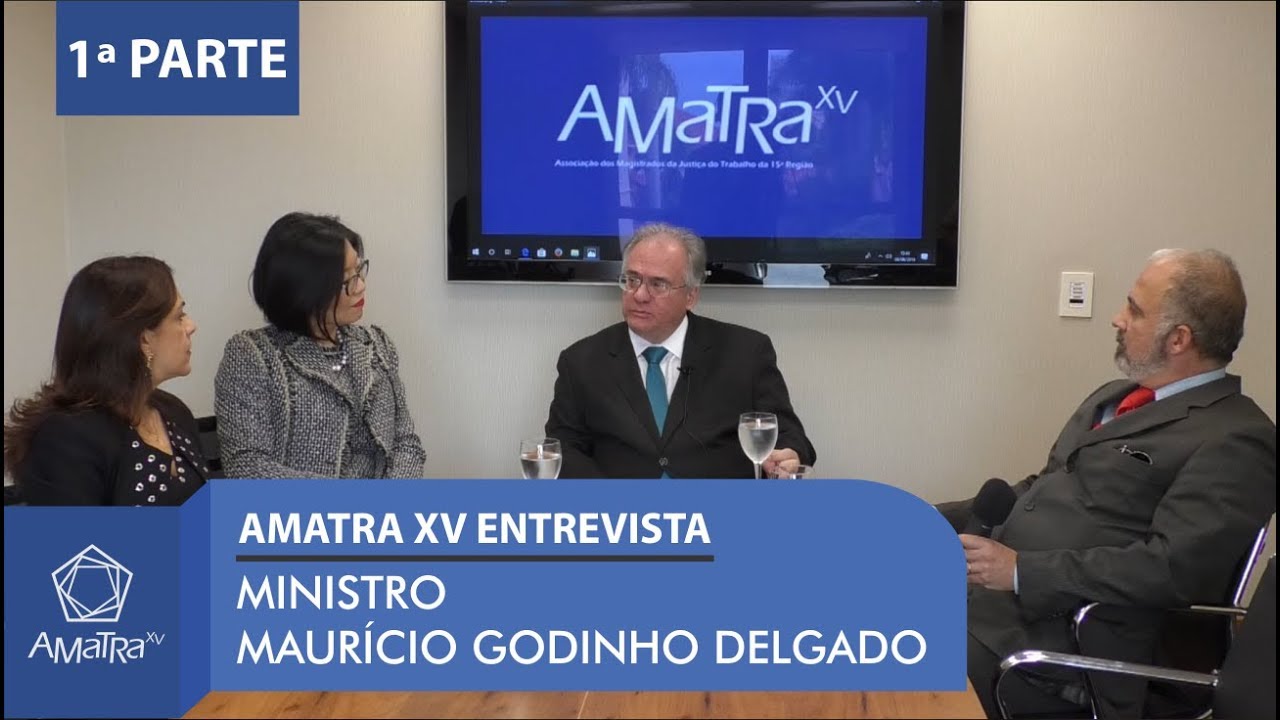 AMATRA XV Entrevista - Ministro Maurício Godinho Delgado #01