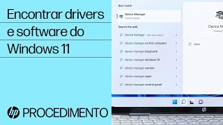 Encontrar drivers e software do Windows 11