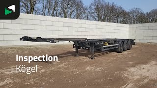 Semiremorcă pentru transport containere K&ouml;gel S24-2 1 3 axles 20ft 30ft 40 ft | Imagine 4 - Autoline