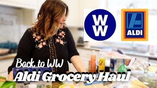 First Day Back at WW, Aldi Grocery Haul and a Crazy Night at my House