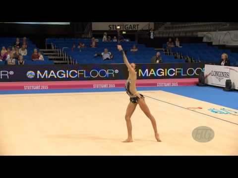 Selin KILAVUZ (TUR) 2015 Rhythmic Worlds Stuttgart - Qualifications Clubs