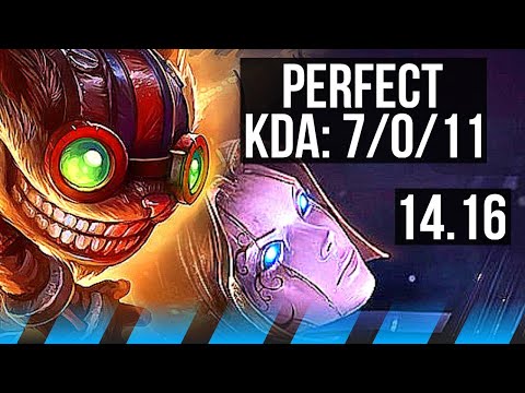 ZIGGS vs ORIANNA (MID) | 7/0/11, Godlike | EUW Master | 14.16
