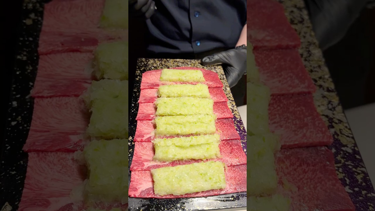 【東京・恵比寿】たたみネギタン塩が最高な極上焼肉コース🥩 #japanesefood #ジョイ飯 #shorts