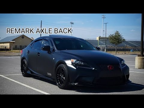 New Axle Back Exhaust Lexus IS350