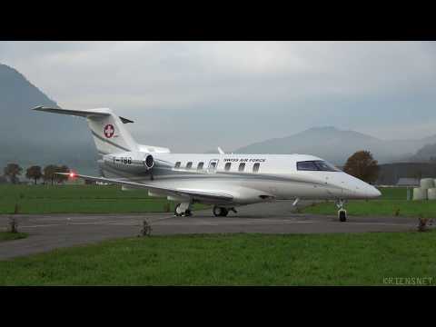 Airport Buochs 2018 Nov. - New PC-24's with other Pilatus Aircraft and divers Guests