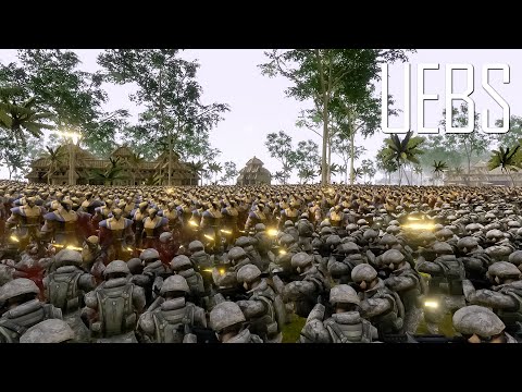 20.000 Wolverines vs 21.000 Modern Soldiers- Ultimate Epic Battle Simulator 2- UEBS 2