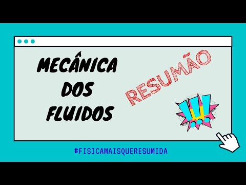 Aula sobre mecânica dos fluidos