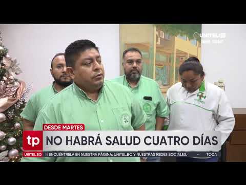 Paro de salud: Santa Cruz se queda sin atención médica hasta la siguiente semana