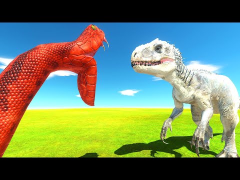 INDOMINUS REX vs Every Carnivore - Animal Revolt Battle Simulator