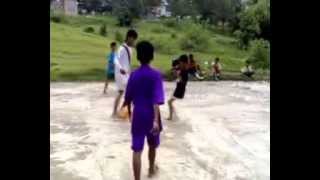 preview picture of video 'Football in Gunung gajah Lahat'