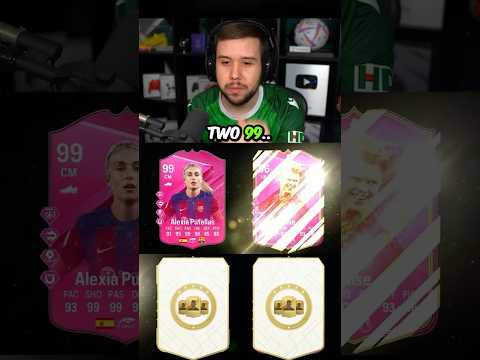 3x 99 FUTTIES CARDS? 🥳 #shorts