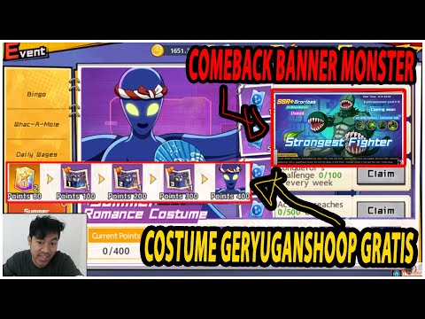 🔥🔥EVENT COSTUME GRATIS & COMEBACK BANNER GRORIBAS [MONSTER TERKUAT] - ONE PUNCH MAN The Strongest