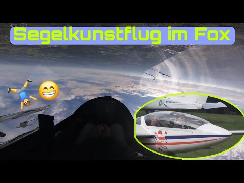 Segelkunstflug im MDM-1 Fox | POV | Flugplatz Hünsborn