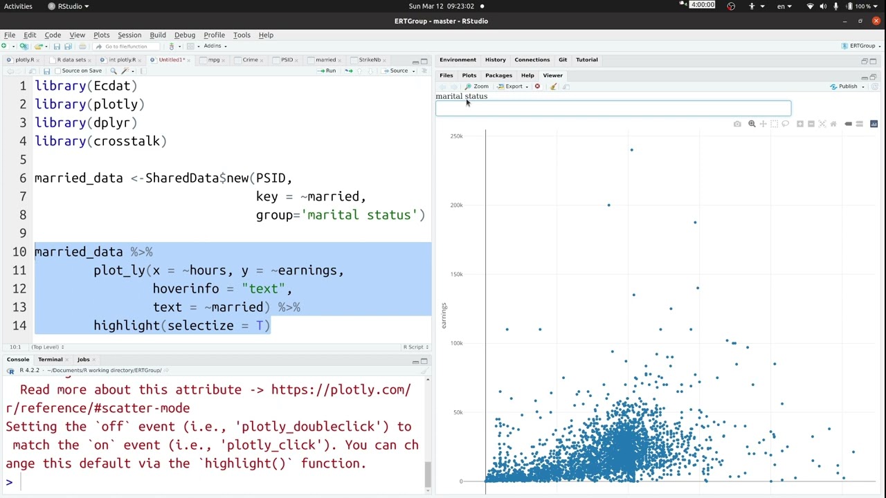 Interactive Plots with Plotly in R