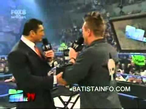 Batista Bomb to the miz plus undertaker vs king booker