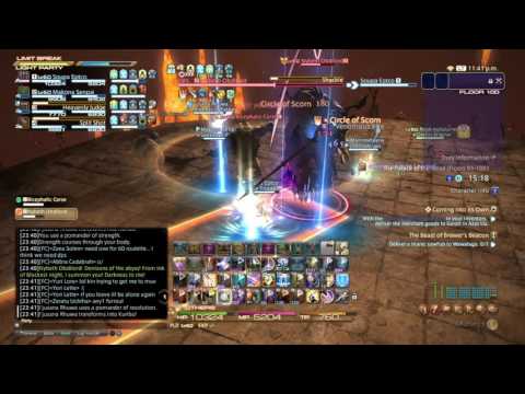 Soupa Adventures: Final Fantasy 14 Palace of The Dead Floor 100 boss Nybeth Ogliblord