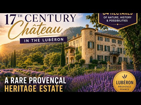 17th-Century Château on 84 Hectares in Provence | A Rare & exclusive Luberon Estate A32757EKO84
