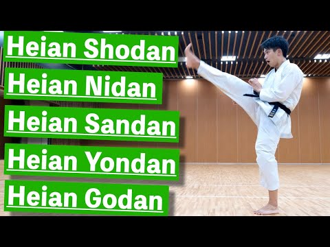 (FULL TUTORIAL) Heian Shodan, Nidan, Sandan, Yondan, & Godan