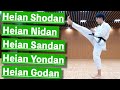 FULL TUTORIAL Heian Shodan Nidan Sandan Yondan Godan