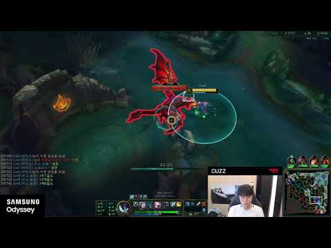 T1 CUZZ PLAYS JUNGLE KHA'ZIX VS NIDALEE - KR DIAMOND PATCH 10.21